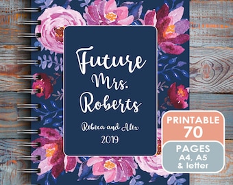 wedding planner printable printable wedding planner letter etsy