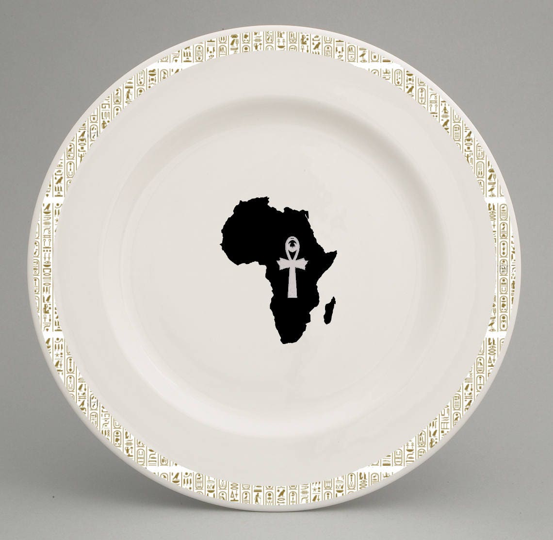 Ancient Egyptian inspired dinner plate Etsy