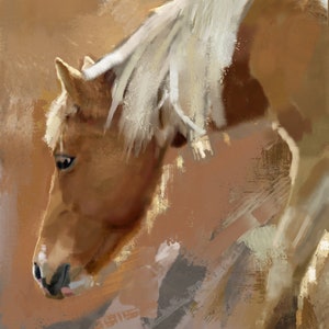 Palomino Horse Fine Art Giclee Print Horse Lover Gifts