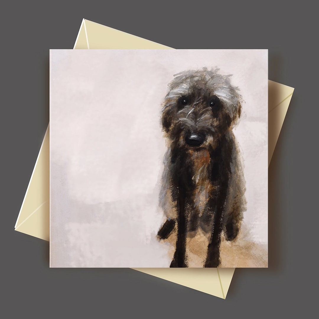 Scruffy Dog Greeting Card Dog Lover Gifts Dog Thank You Card - Etsy UK