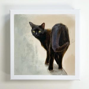 Schwarze Katze Geschenke Schwarze Katze Karten Schwarze Katze Notizzettel