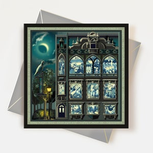 Carte de Noël 12 jours, perdrix, poirier, art de Noël, cartes de Noël