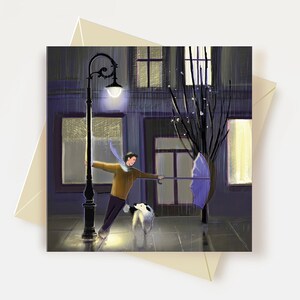 Carte de chien fantaisiste Cadeaux pour amoureux des chiens Carte d'anniversaire de chien Carte de remerciement