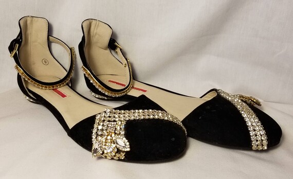 black flat wedding shoes