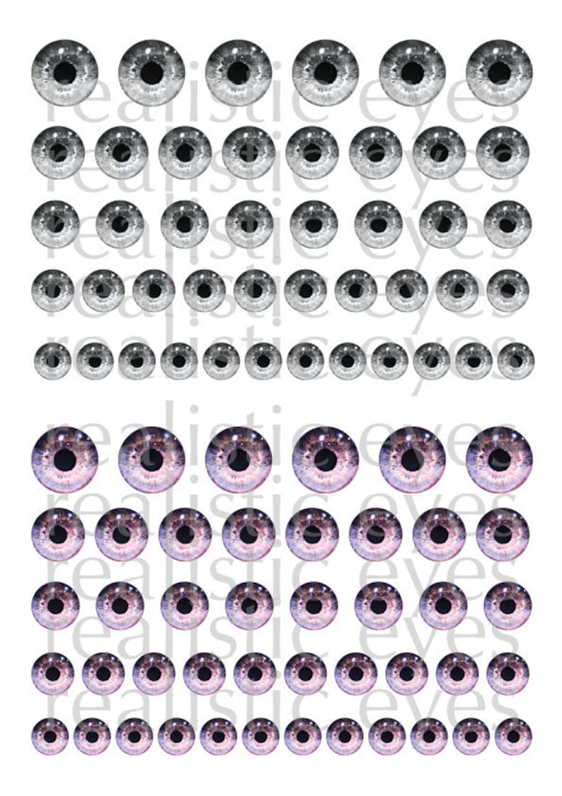 Кукольные глаза рисунок для печати