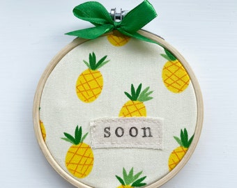 TTC BFP BFN Positivity art. Trying for a baby.  Pineapple.