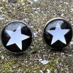 Large Star Stud Earrings