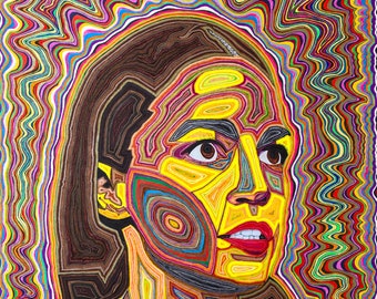 Portrait of Alexandria Ocasio-Cortez