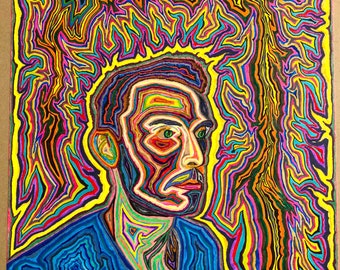 Custom Psychedelic Portrait