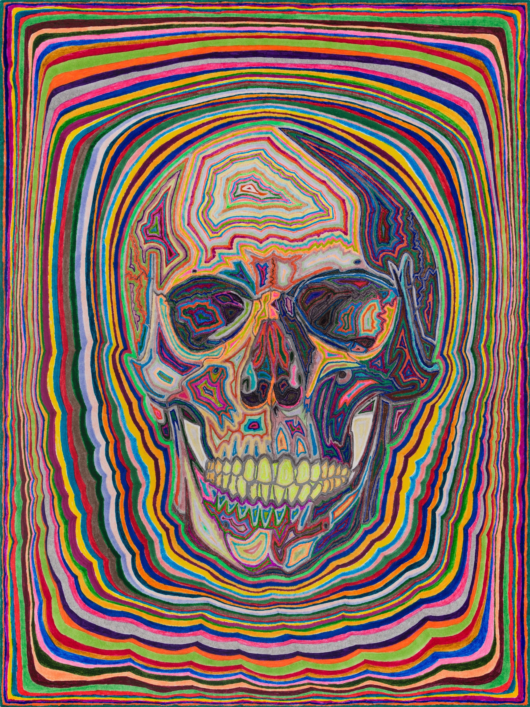 死すべき運命（すべてのものは生きている 33） -- サイケデリックな絵