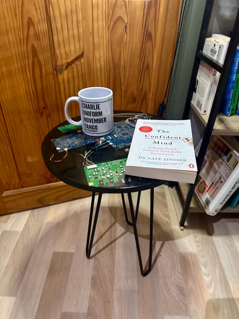 Resin Computer Table Resin Computer Component Side Table - Etsy