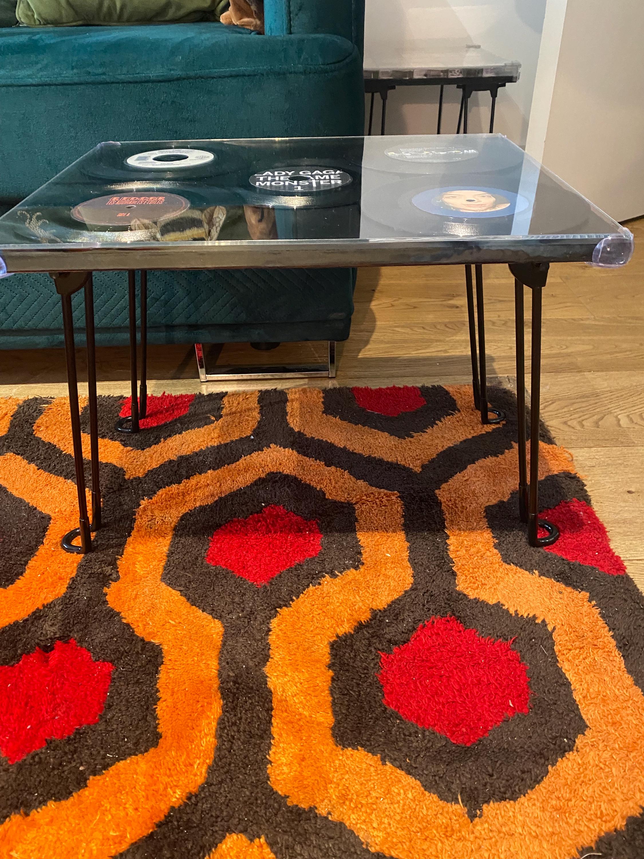 Handmade Vinyl Record Table: Bespoke Music Lover Gift (35cm X 44cm) - Etsy