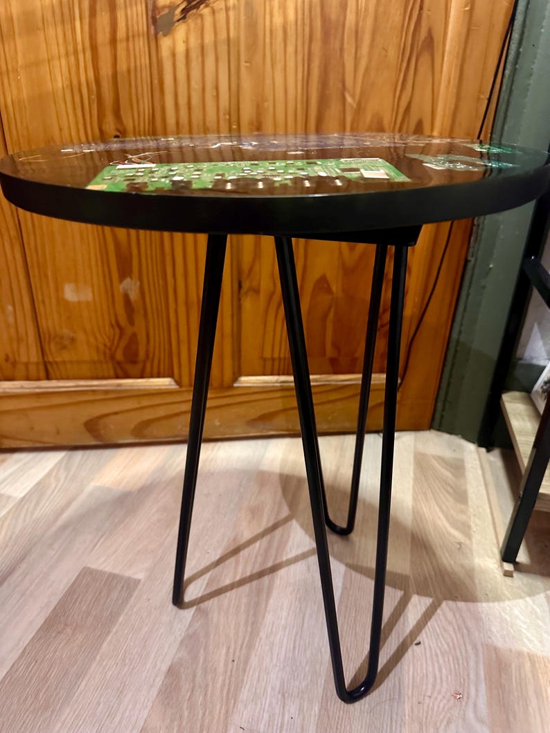 Resin Computer Table Resin Computer Component Side Table - Etsy