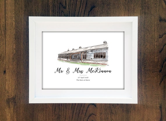Doric Scottish Print Scottish Wedding Venue Print Barn At Etsy