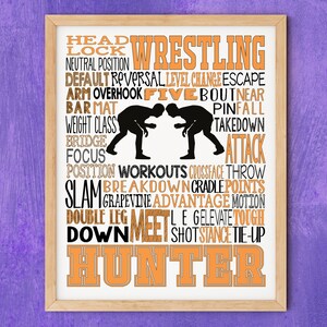 Wrestling Typography, Gift for Wrestler, Wrestling Typography, Personalised Wrestling Poster. Wrestling Coach Gift, Wrestling Gift