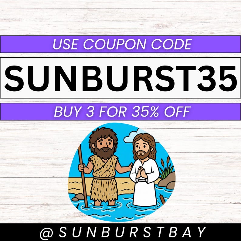 The Baptism of Jesus Spinner Coloring Wheel, Bible Wheel Story Craft ...