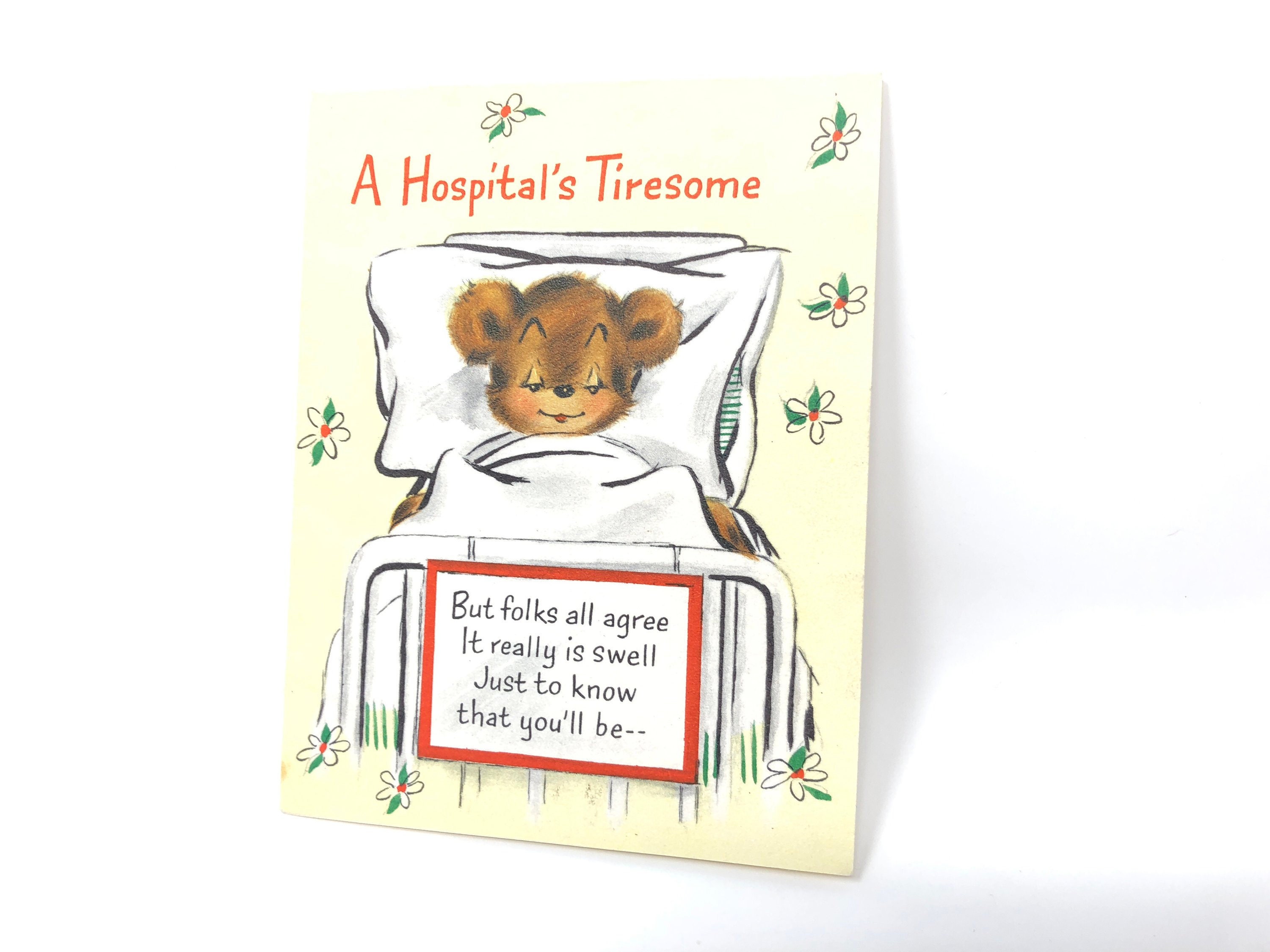 get well soon bear hallmark