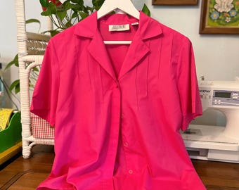 Vintage Josephine Hot Pink Blouse