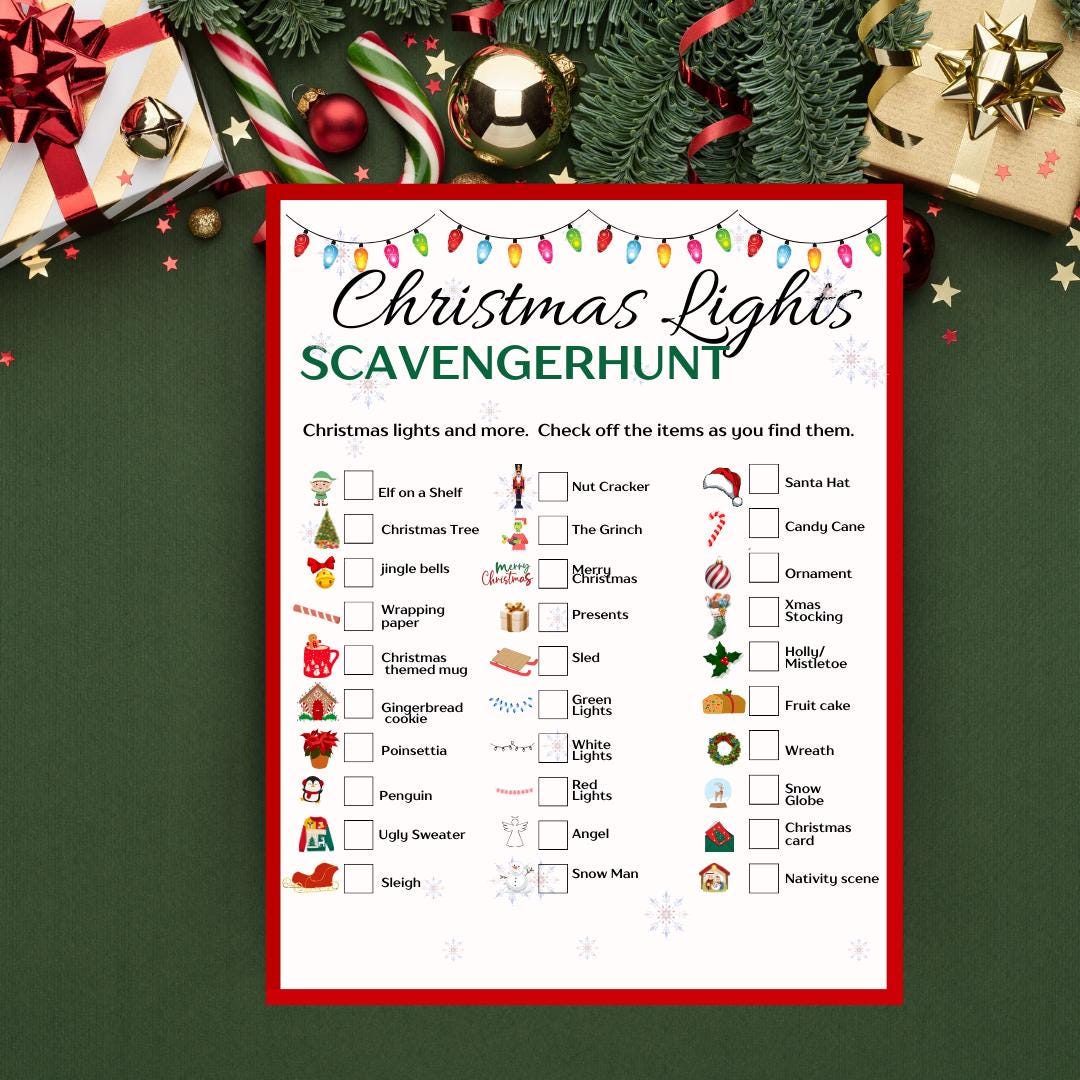 Christmas Lights Scavenger Hunt - Il 1080xN.6484416538 K08k 