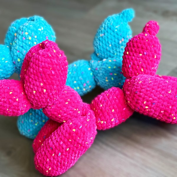 Crochet Ballon Animal Plushie