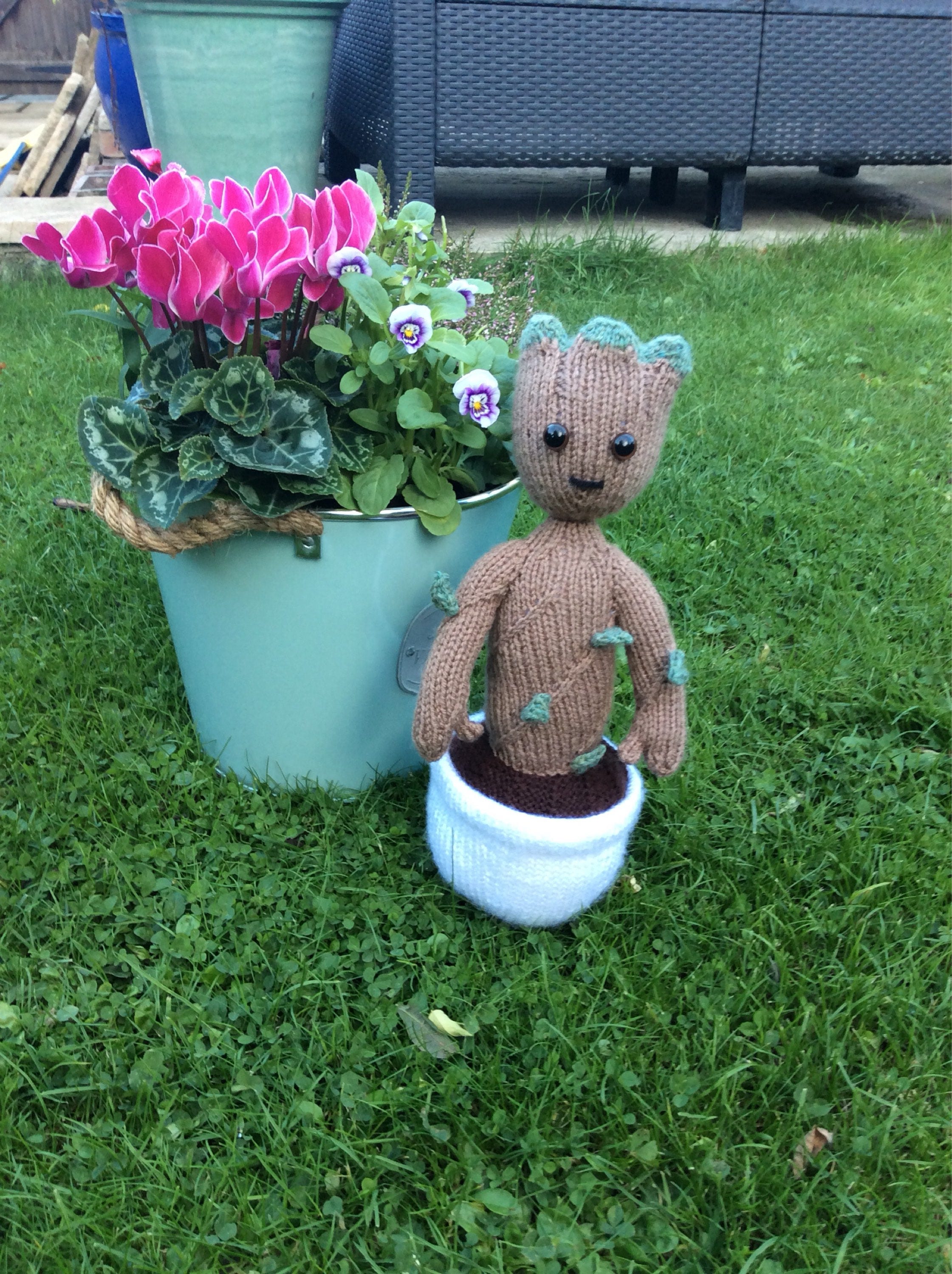 Knitting Pattern Baby Groot Toy/Doll Guardians of the Etsy