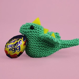 Knitting Pattern: Dragon Easter Egg Cosy image 1