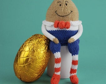 Knitting Pattern: Humpty Dumpty Easter Egg Cover / Cosy