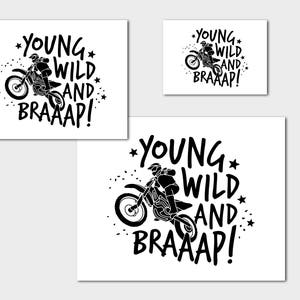 Motocross Printable Wall Art - Boys Motorcross Dirtbike Dirt Bike Motor ...