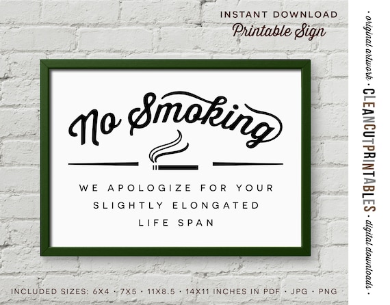 It is a photo of Playful No Smoking Sign Printable It's just a photo of Playful No Smoking Sign Printable