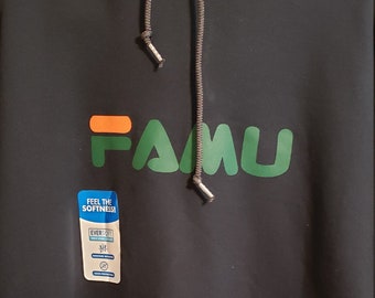 FaMU hoodie - Fila style-Black (één links)