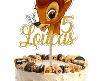 Bambi Cake Topper Etsy