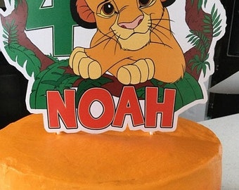Lion King Cake Topper Etsy
