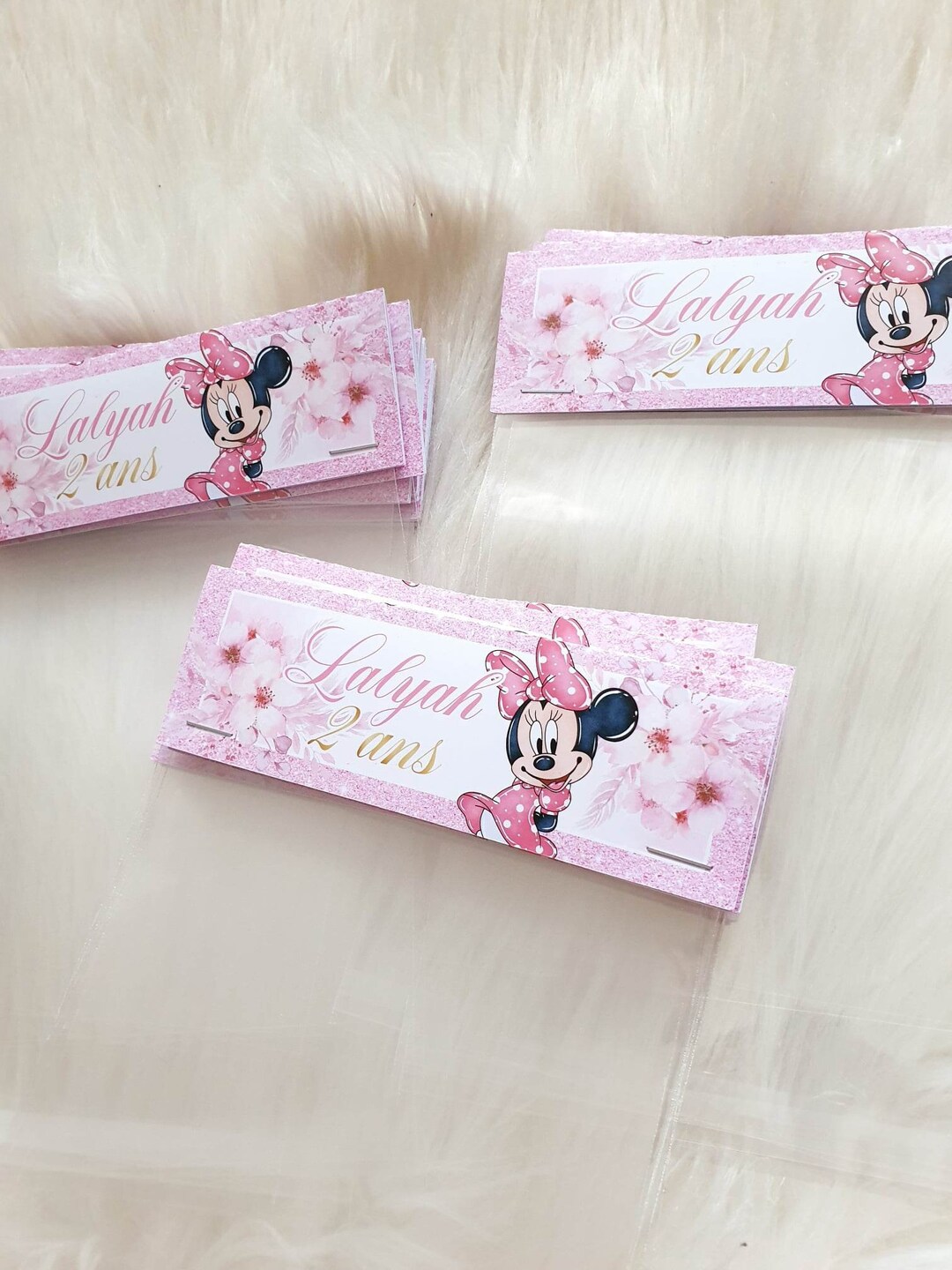 Sachet de bonbons personnalisé , thème au choix , anniversaire