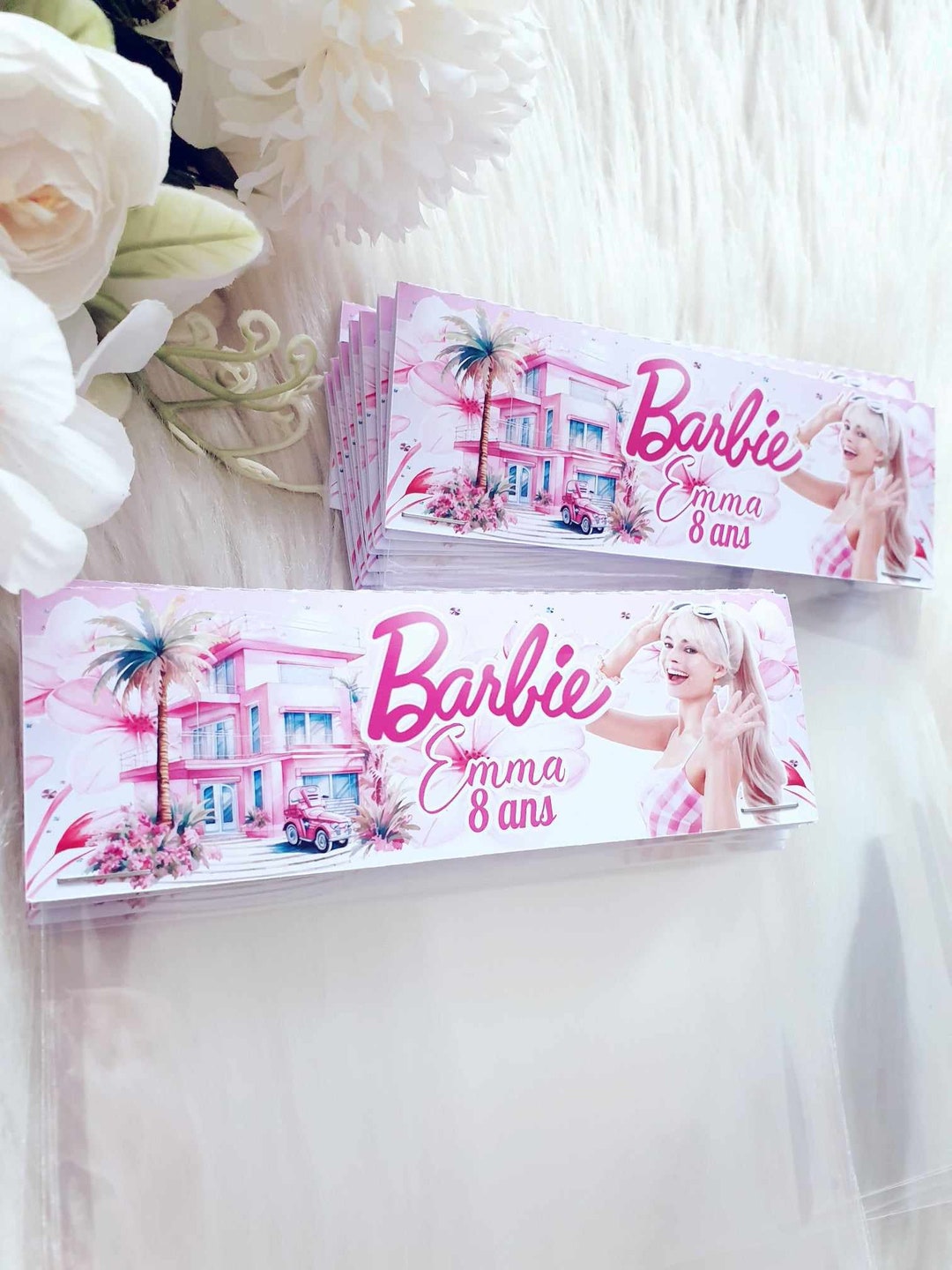 Sachet de bonbons personnalisé , thème au choix , anniversaire