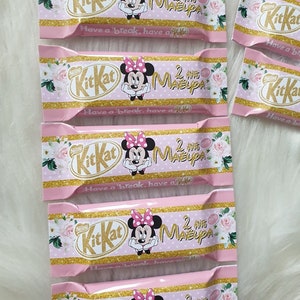 mini Kit Kat personalized theme of your choice, birthday, wedding, baby shower, birth image 9