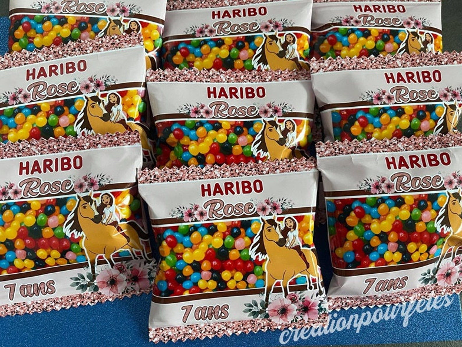 Mini sachet bonbon haribo dragibus personnalisé pour Etsy