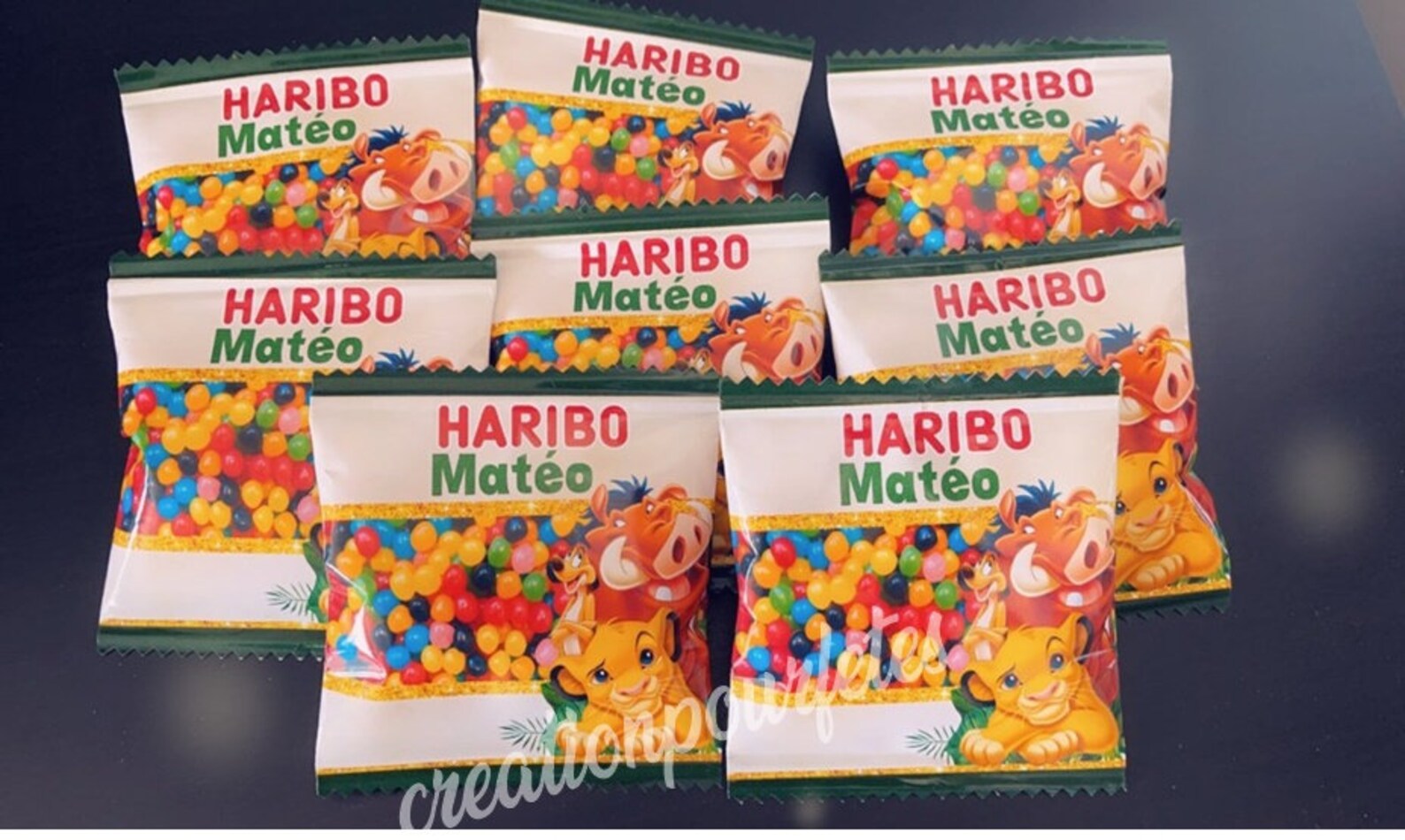 Mini sachet bonbon haribo dragibus personnalisé pour Etsy