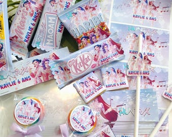 Personalized decorations, personalized confectionery, personalized candy, children's birthday gifts, baby shower gifts, K-pop, or other themes of your choice.