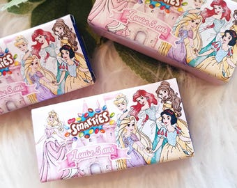 Personalisierte Mini-Smarties-Boxen mit Ihrem Wunschmotiv. Personalisierte Süßwaren, personalisierte Bonbons.
