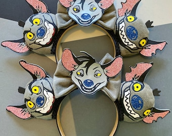 The Lion King Hyenas Banzai Shenzi Ed Inspired Mouse Ears Headband