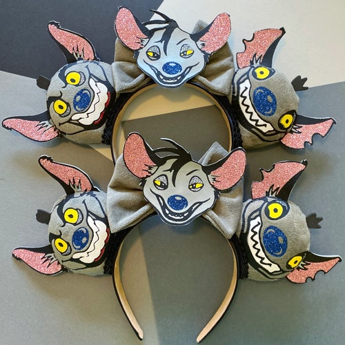 Be Prepared Mouse Ears, Scar Inspired Mouse Ears , Hyenas Inspired