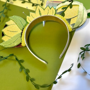 Tiana Princess and the Frog Movie Dress Inspired Mouse Ears Headband