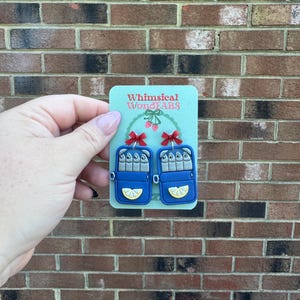 Sardines Can Italian Summer Inspired Dangle Inspired Clay Earrings