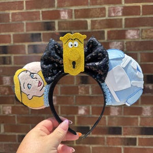 Alice in Wonderland Dress Inspired Disney Mouse Ears Headband