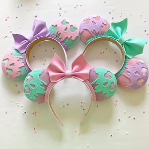 Pastel Snow White Poison Apple Halloween Inspired Disney Mouse Ears Headband
