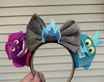 Pain and Panic Hercules Hades Inspired Disney Mouse Ears Headband