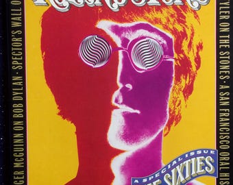 Vintage Rolling Stone Magazine 1990 – The Sixties John Lennon, Beatles, Motown- No Label
