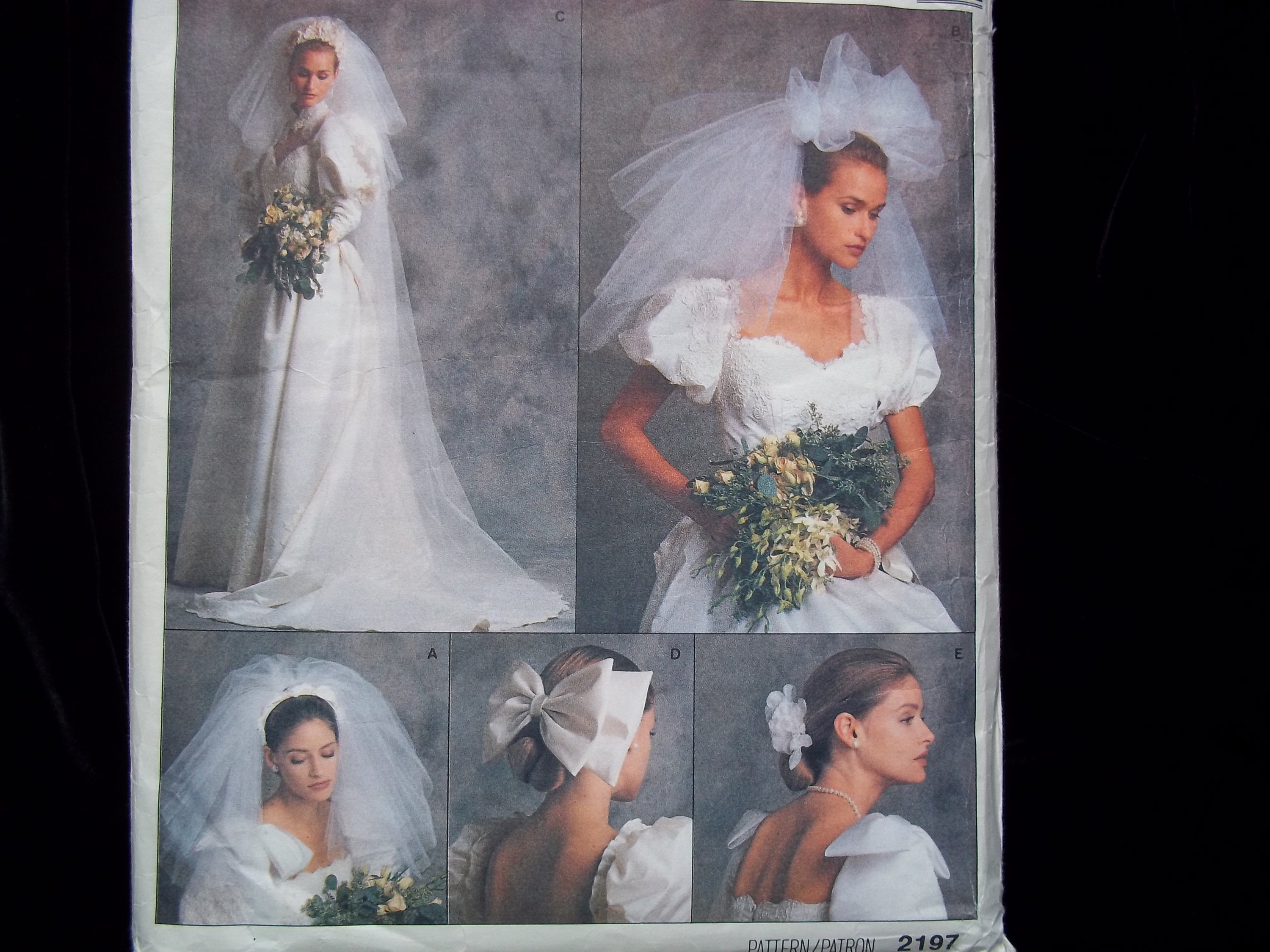 NEW Vintage Vogue Accessories Pattern V8374 Bridal Veils & Headpieces  Weddings