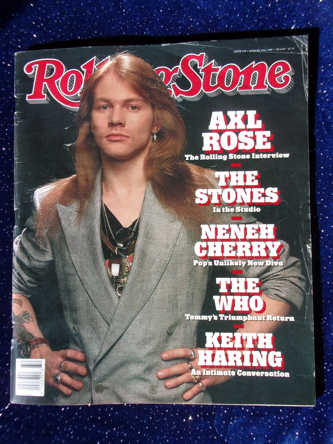 Vintage 80s Axl Rose Rolling Stone Magazine Interview-1989-guns N ...