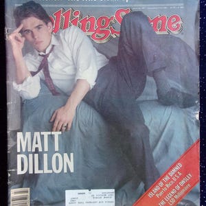 Matt Dillon Magazine - Etsy